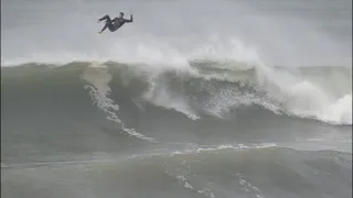 Big swell hits Venice Beach Breakwater Dec 31 2023