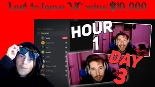 Reacting to isaacwhy Last to leave VC wins $10,000