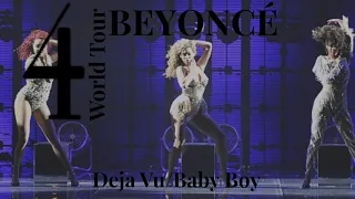 Beyoncé - Deja Vu & Baby Boy (Live at the 4 World Tour Studio Version Concept)