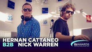 DJ Awards Exclusive Sunset 2019 - Hernan Cattaneo b2b Nick Warren Live @Café Del Mar