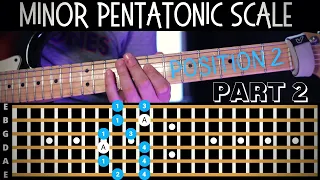 How to SOLO on GUITAR Lesson | Position 2 Minor Pentatonic Scale (Box 2)