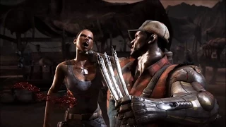 Mortal Kombat X: Farmer Jax VS. Boot Camp Jacqui Briggs (HD, PS4)