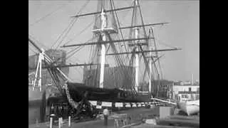 USS Constitution - "Old Ironsides" - 1950's newsreel about USS Constitution - CharlieDeanArchives