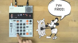 Teenage Engineering EP-133 KO-II // Steamboat Willie Remix // Mickey Mouse