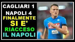 CAGLIARI -NAPOLI - 1 - 4 / Finalmente Si e' Riacceso Il Napoli