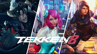 New Characters Screenshots - TEKKEN 8 (Devil Jin, Lee, Alisa & Zafina)