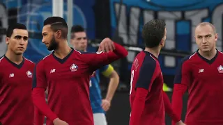 Lille -  Napoli (Championnat d'Europe des Clubs)  sur PES 2019