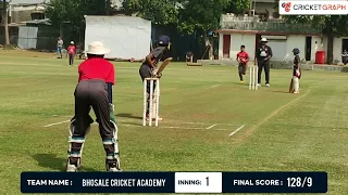 T20 Final Cricket Match in Mumbai | Bhosale Cricket Academy Vs MCC A | MCC Talent Search S1 2021-22