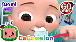 Pestään hampaat | CoComelon Suomeksi - Lastenlaulut vauvoille | Lastenlauluja ja loruja