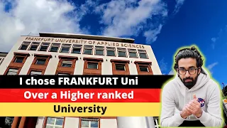 GOT ADMISSION in 3 German Universities | why I chose FRANKFURT