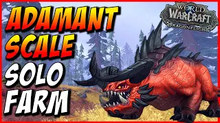 Awesome Solo ADAMANT SCALES Farm | WoW Dragonflight Skinning Farming