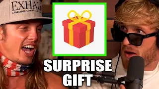 LOGAN PAUL RECEIVES A *SPECIAL GIFT* FROM RIDDLE...