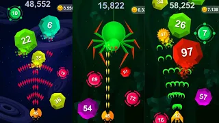 Attack the Block: Shoot'em Up Numbers Gameplay Levels 1-3