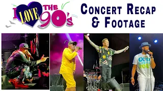 I LOVE the 90's Concert Recap - Vanilla Ice, Coolio, Mark McGrath - Spokane 2022 - ALL 7 acts