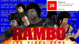 САМЫЙ ХУДШИЙ ОБЗОР НА САМУЮ ХУДШУЮ ИГРУ - Rambo: The Video Game