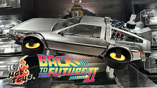 Hot Toys Back to the Future Part 2 Delorean Time Machine: Unboxing, Set  Up, and Display!