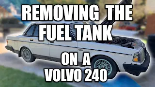 Volvo 240 Fuel System Repairs Part 1: Removing A Dirty Fuel Tank