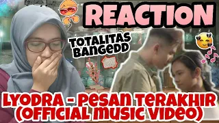 REACTION Lyodra - Pesan Terakhir (Official Music Video) | Terbawa Ke Dalam Ceritanya | Sedih Bangedd