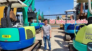 Ông chủ báo giá từ 50 triệu một chiếc máy đào, mua gọi 0844085555.