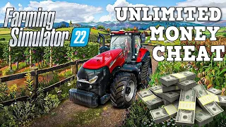 UNLIMITED MONEY CHEATS UPDATED | Farming Simulator 22