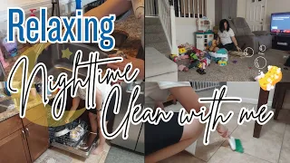 Relaxing Clean with Me After Dark | NIGHT TIME CLEANING ROUTINE