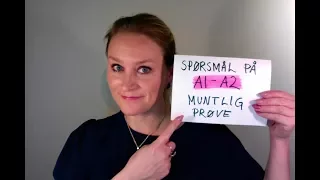 Video 225 Norskprøve muntlig A1-A2 spørsmål