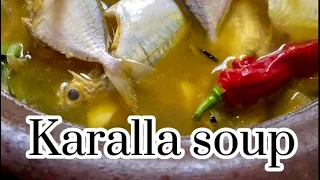 Karallo soup | pony fish soup | කාරල්ලො සුප් | Sri Lankan karalla soup