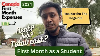 First month Expenses in Canada | Student expenses in Canada | Canada with Pranav