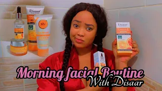 Morning Facial Routine |Disaar Beauty Skin Care| Georgina Roy🌺