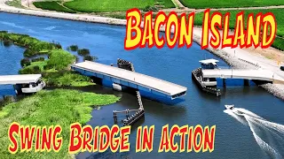 ⫷ Bacon Island Swing Bridge. California San Joaquín Delta near Sacramento & Stockton ⫸ Dji Mavic 3