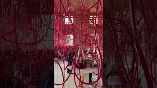 Chiharu Shiota at Kunstraum Dornbirn #vernissagetv #shortsfeed #ytshorts