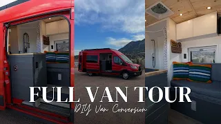 VAN TOUR - 2022 Ford Transit (High/Ext) Van Conversion For Full-Time Van Life