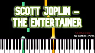 Scott Joplin - The Entertainer + Piano Accompaniment PIANO TUTORIAL Cristian Chifan