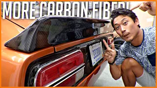 Z Gets a CARBON FIBER WING!! - OranZ Datsun 280z Build Series #25