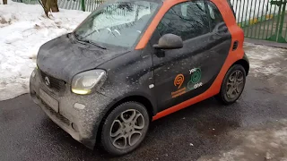 Smart fortwo обзор одной рукой.