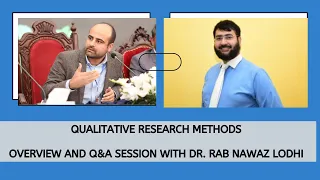 Qualitative Research Methods - An Overview and Q&A Session