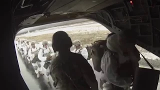 Jumpmaster Jumps from CH 47 Chinook | US Army