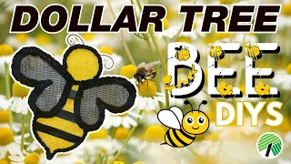 16 New BEE Dollar Tree DIYS & Finds! Wreaths, Decor & Tiered Tray