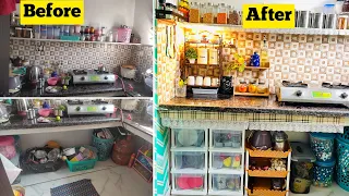 Indian Non modular kitchen Makeover|Extreme Kitchen Makeover