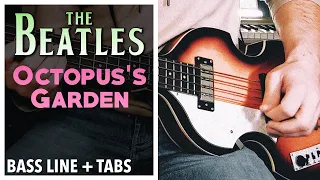 The Beatles - Octopus's Garden /// BASS LINE [Play Along Tabs]