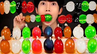 ASMR NEW RAINBOW KYOHO JELLY 여러가지맛 팝핑캔디 쿄호 젤리 먹방 POPPING CANDY JELLO MUKBANG