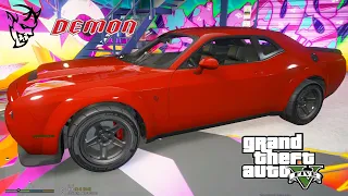 GTA 5 Mods - NEW - Dodge Challenger SRT Demon (GTA 5 Real Life Mods)