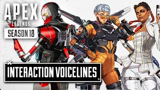 *NEW* LOBA VALK and REVENANT Interaction Voicelines - Apex Legends Season 18