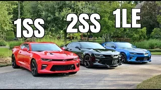 2017 Camaro 1SS vs 2SS vs 1LE