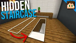 The HIDDEN STAIRCASE! [Minecraft Bedrock] +Tutorial 1.20