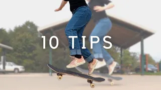tips for rolling shove its on a skateboard