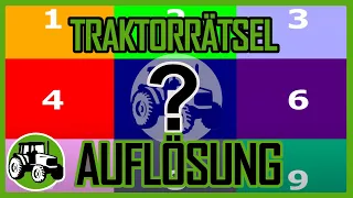 Traktorrätsel #10 - Auflösung