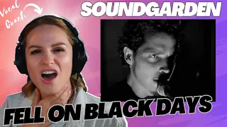 Fell On Black Days (Video Version) Soundgarden | Vocal Coach Reaction