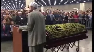 Imam Zaid Shakir Speech at Muhammad Ali Janaza & Entrance and Conclusion of Janaza (Funeral service)