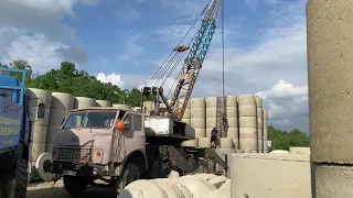 Производство железобетонных колец. Компания «Русские колодцы». Московская область.